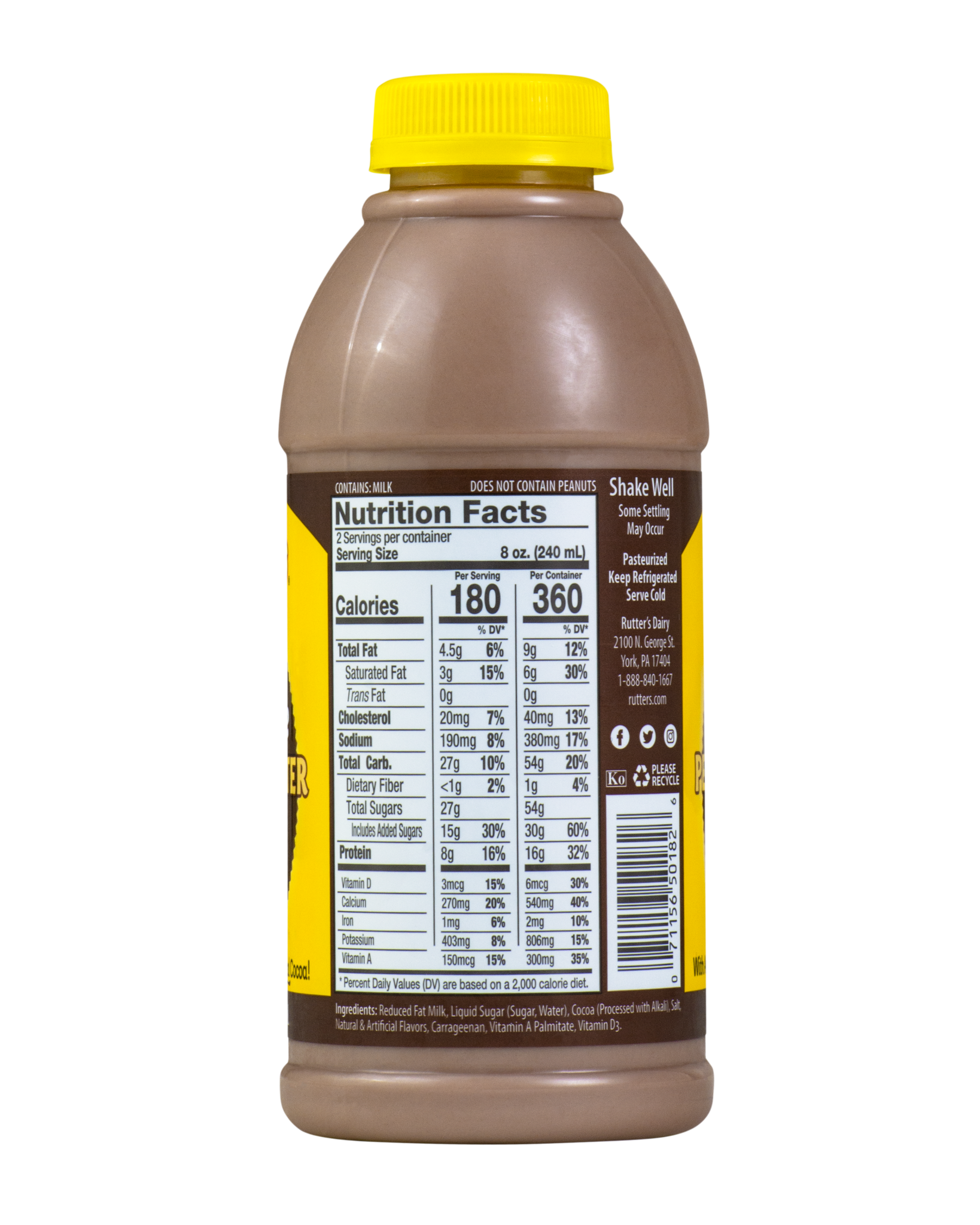 Chocolate Peanut Butter Milk - Rutter's