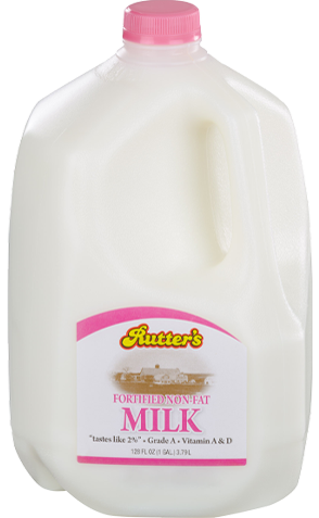 Rutter's Fortified Non-Fat Milk