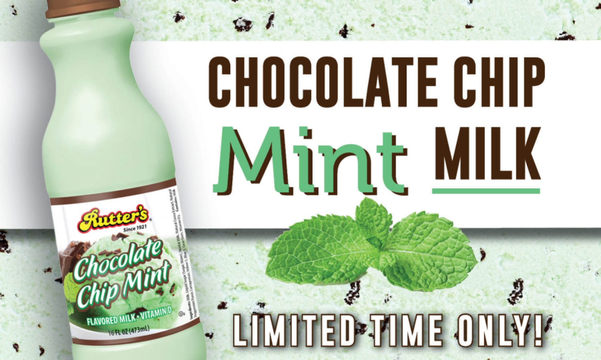 NOW AVAILABLE! Chocolate Chip Mint milk