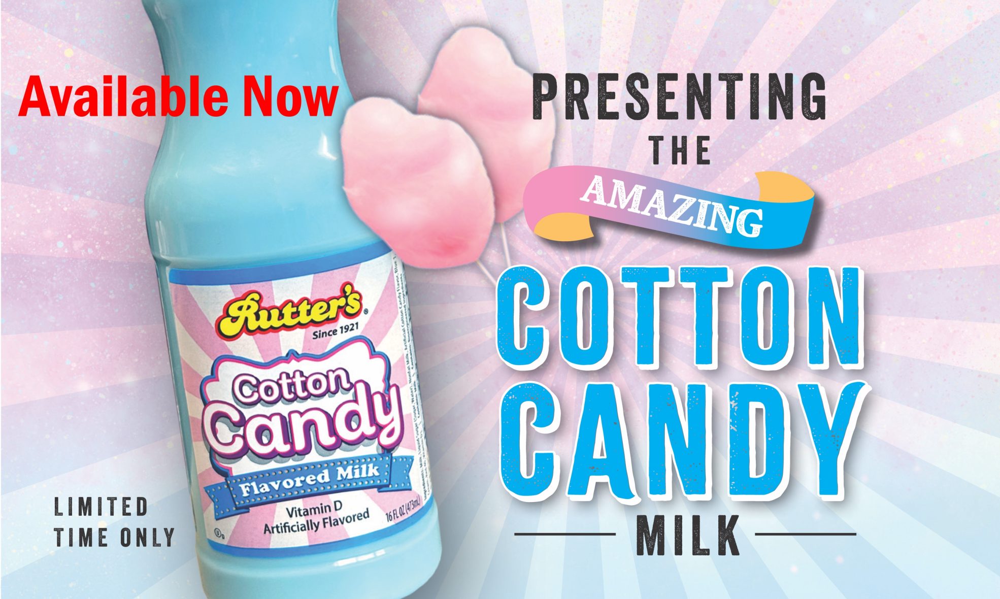 Limited Offer - Cotton Candy Flavored Milk