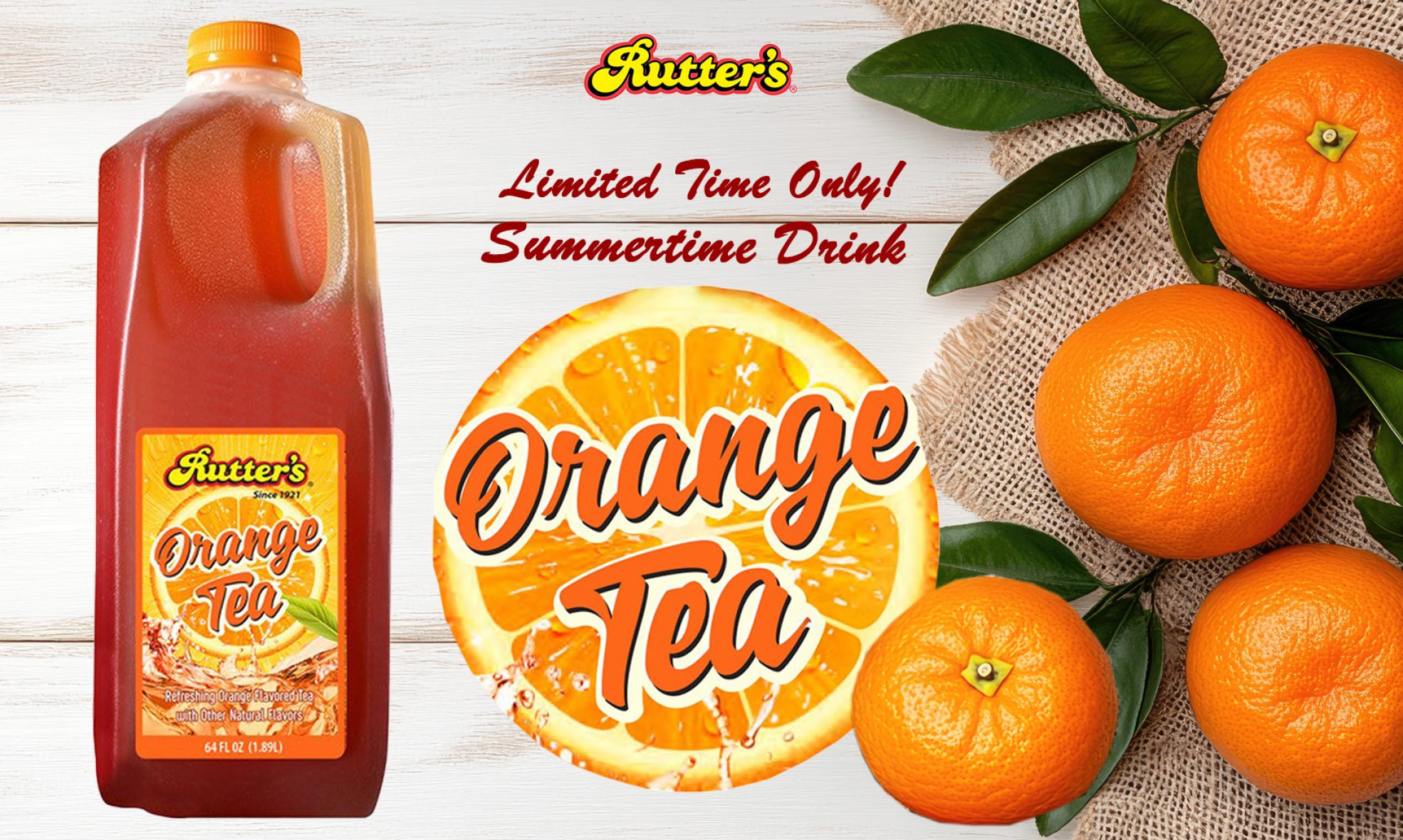 NOW AVAILABLE! - Rutter's Orange Tea